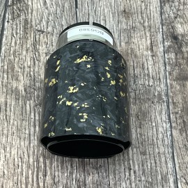 Насадка глушителя кованный карбон с золотым 63-89