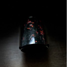 Насадка глушителя карбон с красным 57-101