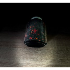 Насадка глушителя карбон с красным 63-89